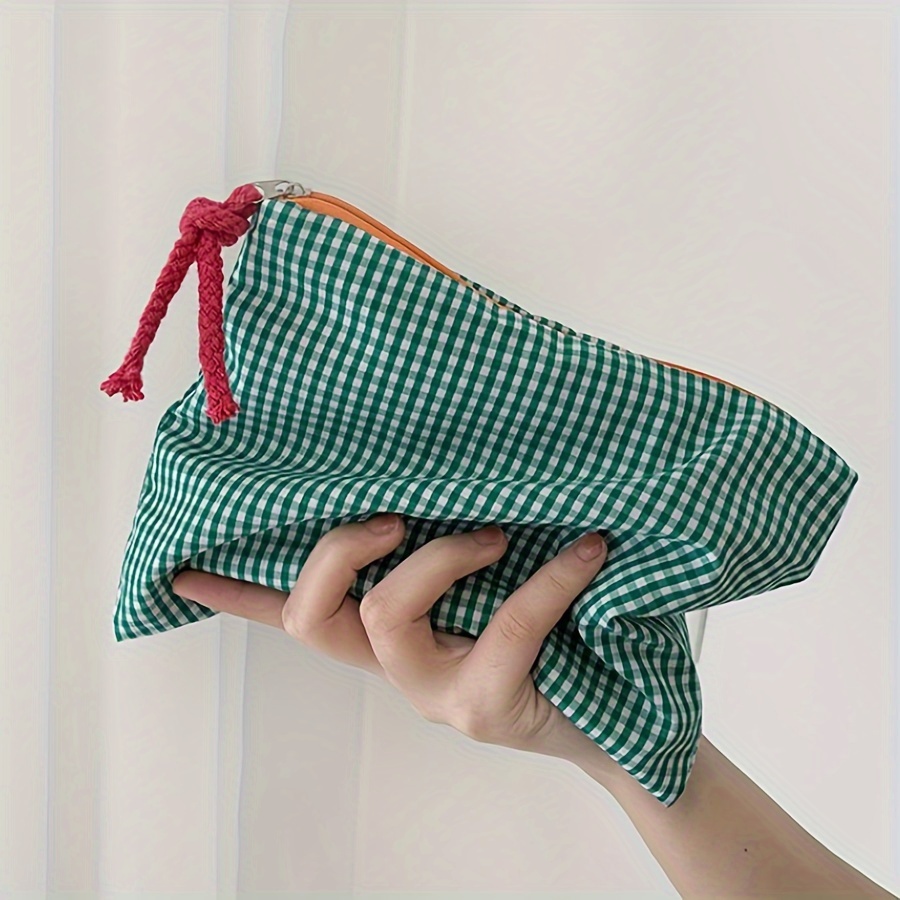 Hot Sale Women Plaid Makeup Ba - Women Bags For Sale avaliação e preço