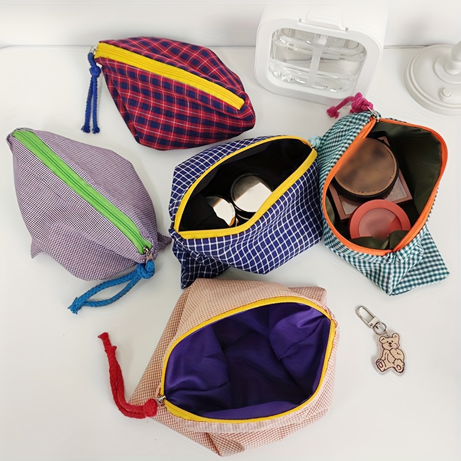 Hot Sale Women Plaid Makeup Ba - Women Bags For Sale avaliação e preço