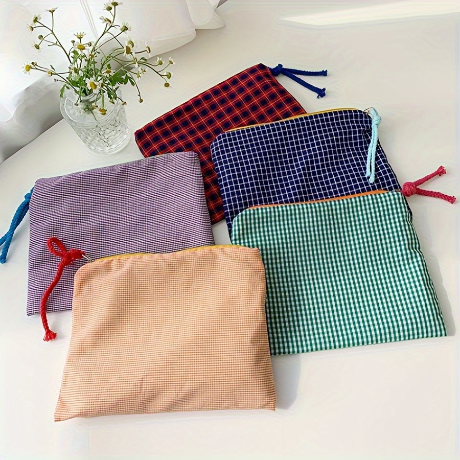 Hot Sale Women Plaid Makeup Ba - Women Bags For Sale avaliação e preço