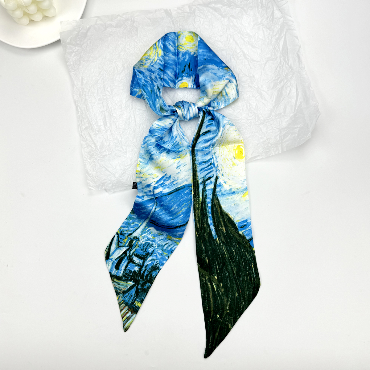 New Ribbon Silk Long Scarf Wom - Women Bags H&M avaliação e preço