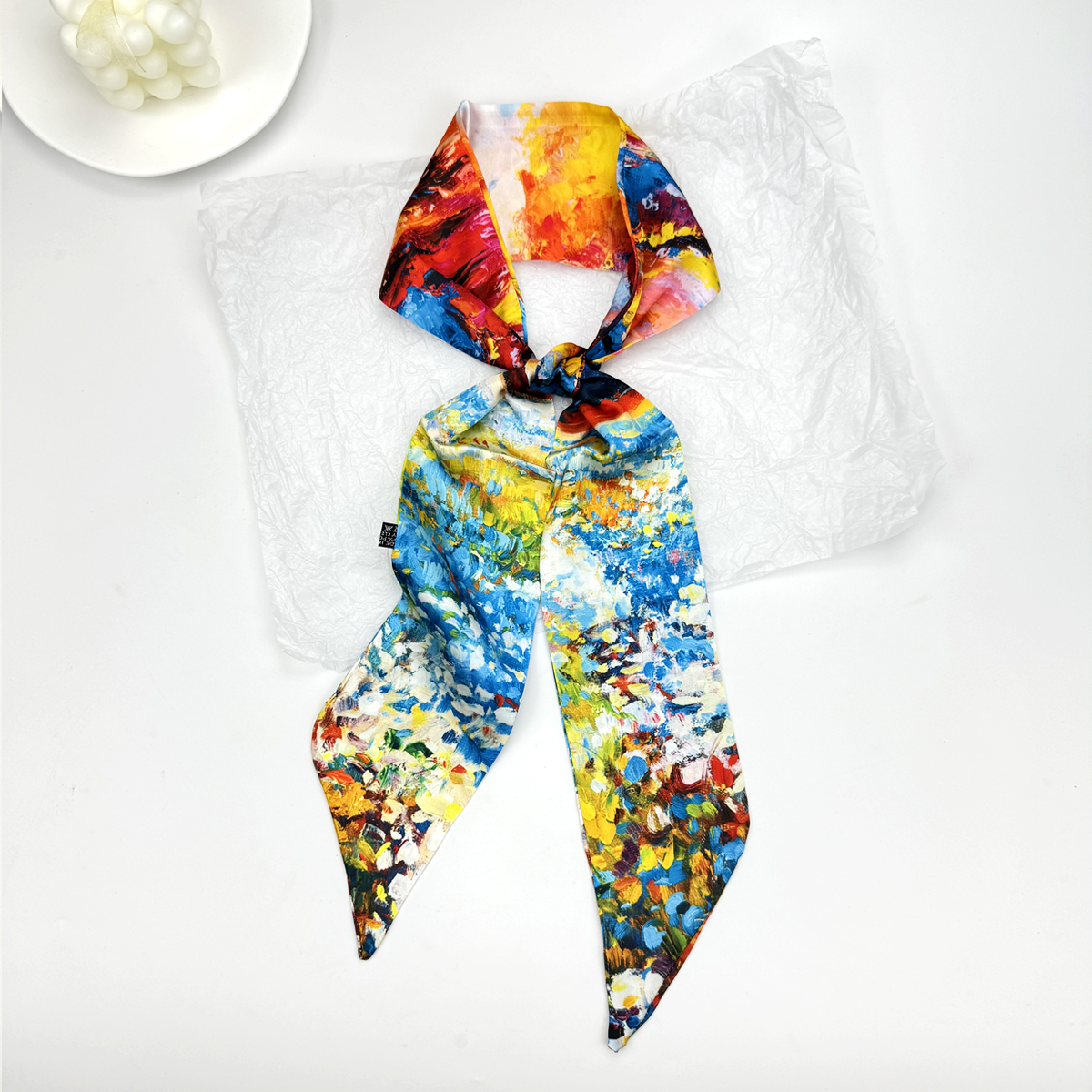 New Ribbon Silk Long Scarf Wom - Women Bags H&M avaliação e preço