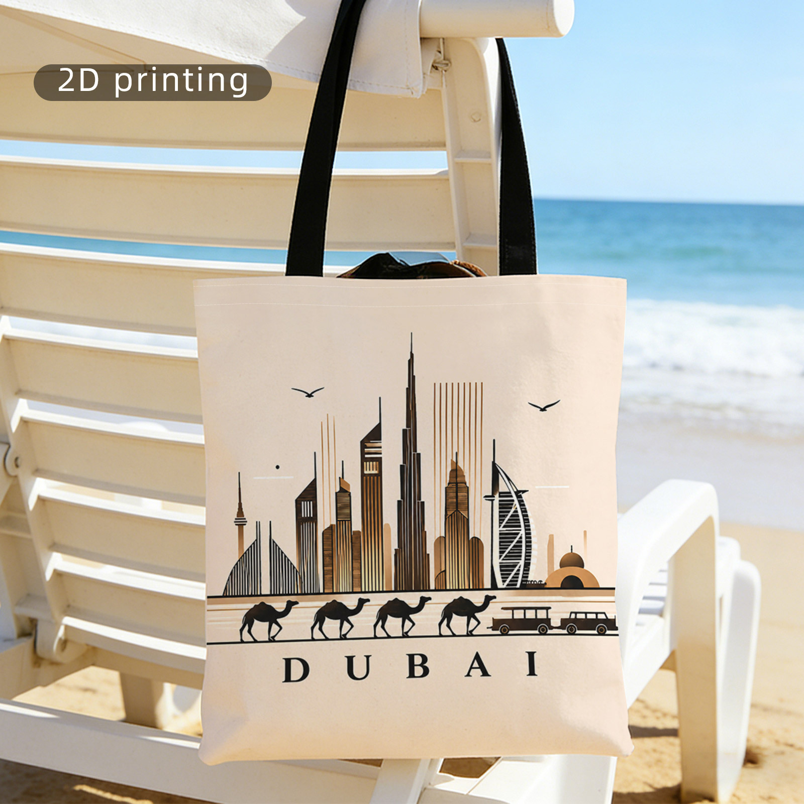 Pattern Printing Handbag Large - Women Bags In Dubai avaliação e preço