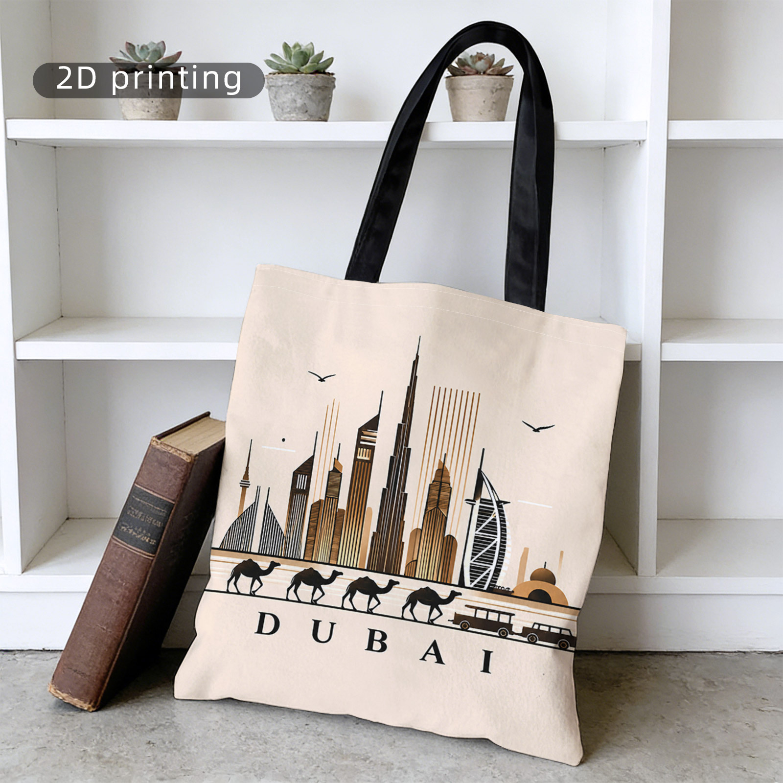 Pattern Printing Handbag Large - Women Bags In Dubai avaliação e preço