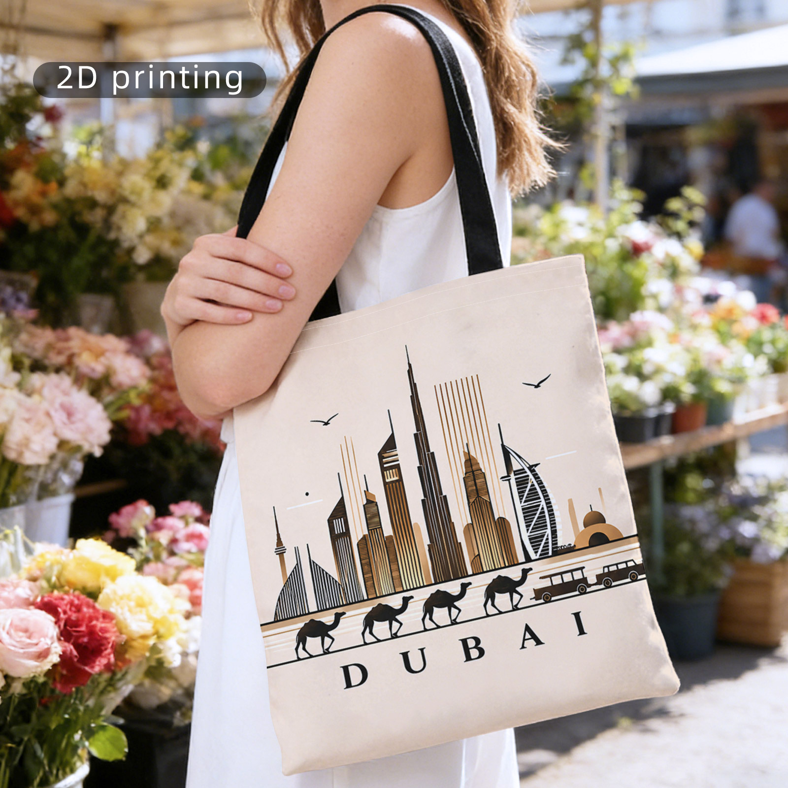 Pattern Printing Handbag Large - Women Bags In Dubai avaliação e preço