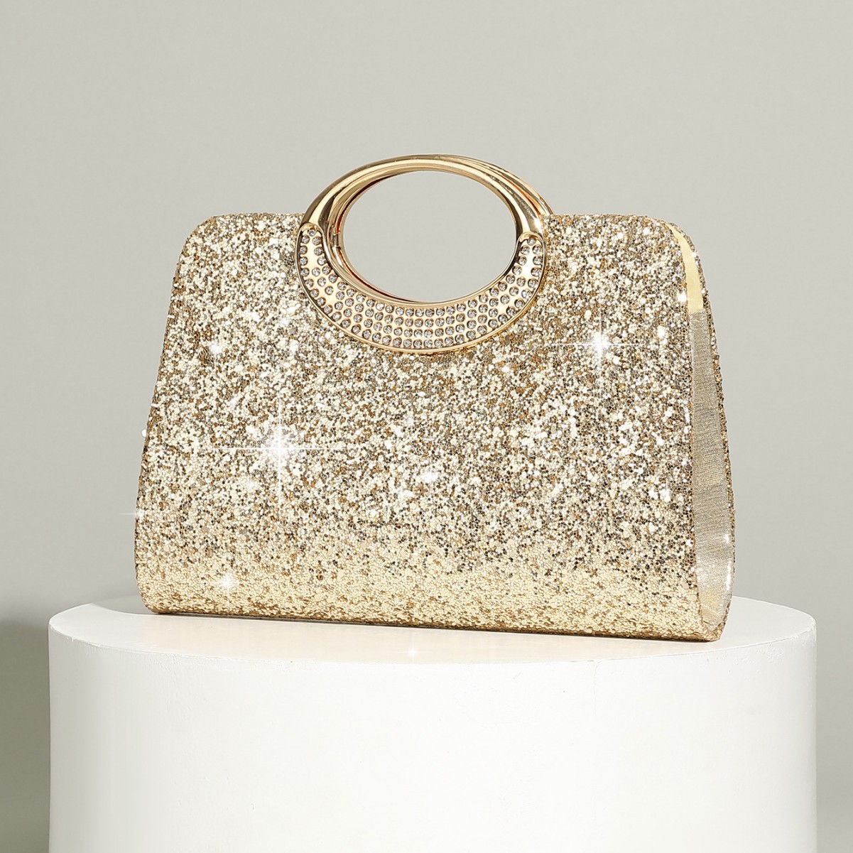 Vintage big ring handbag textu - Women Bags In Trend avaliação e preço