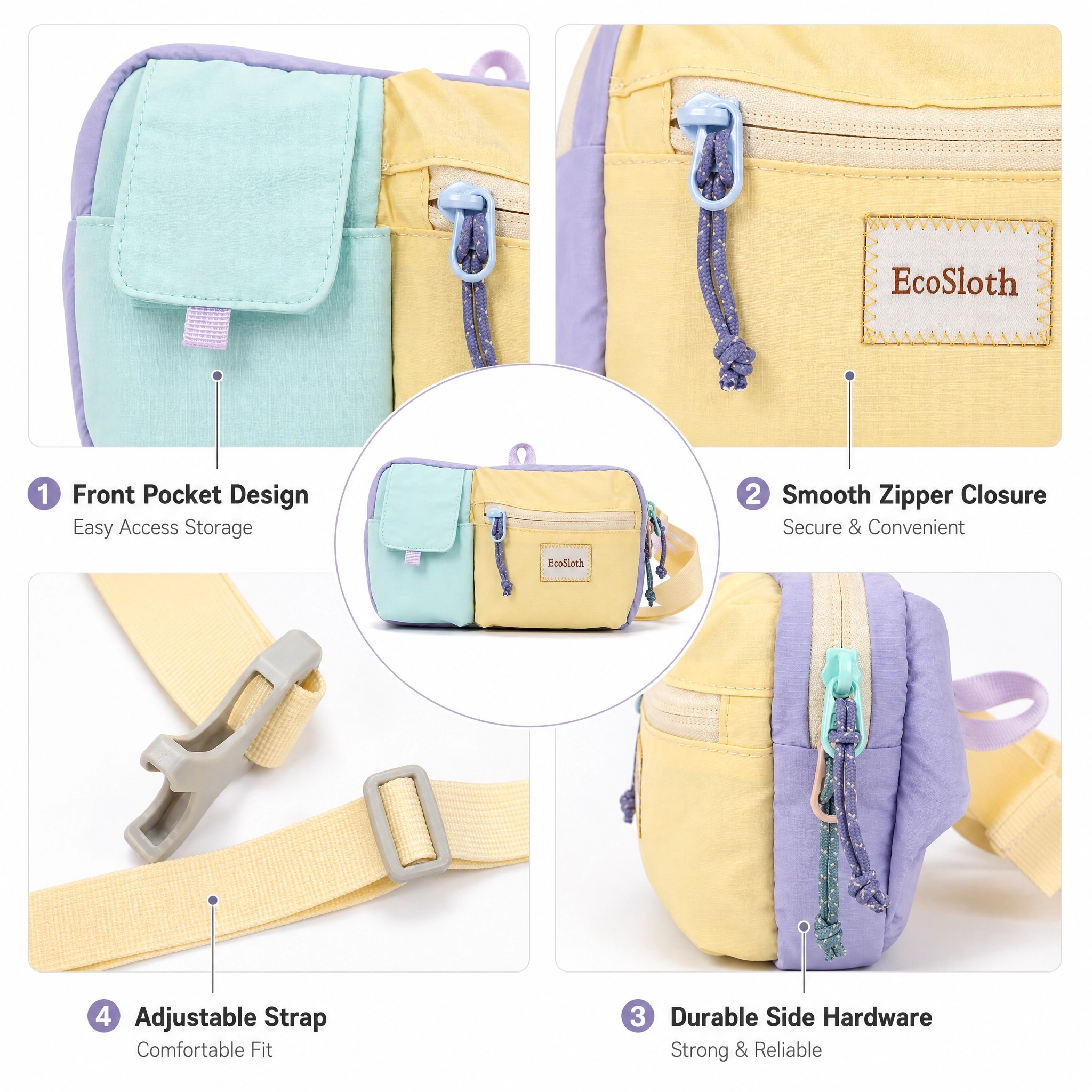 EcoSloth Fanny Packs for Women - Women'S Bags Everyday avaliação e preço