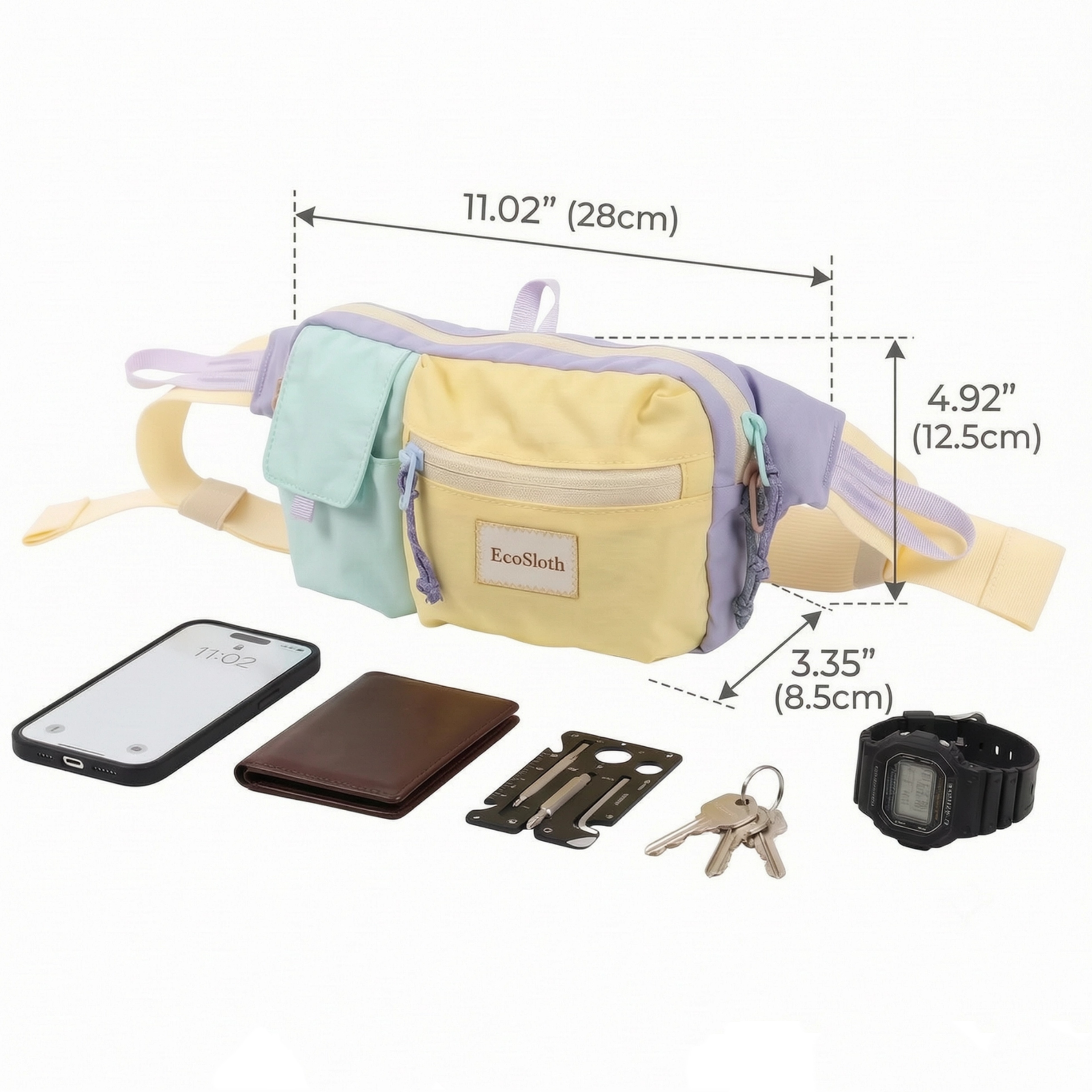 EcoSloth Fanny Packs for Women - Women'S Bags Everyday avaliação e preço