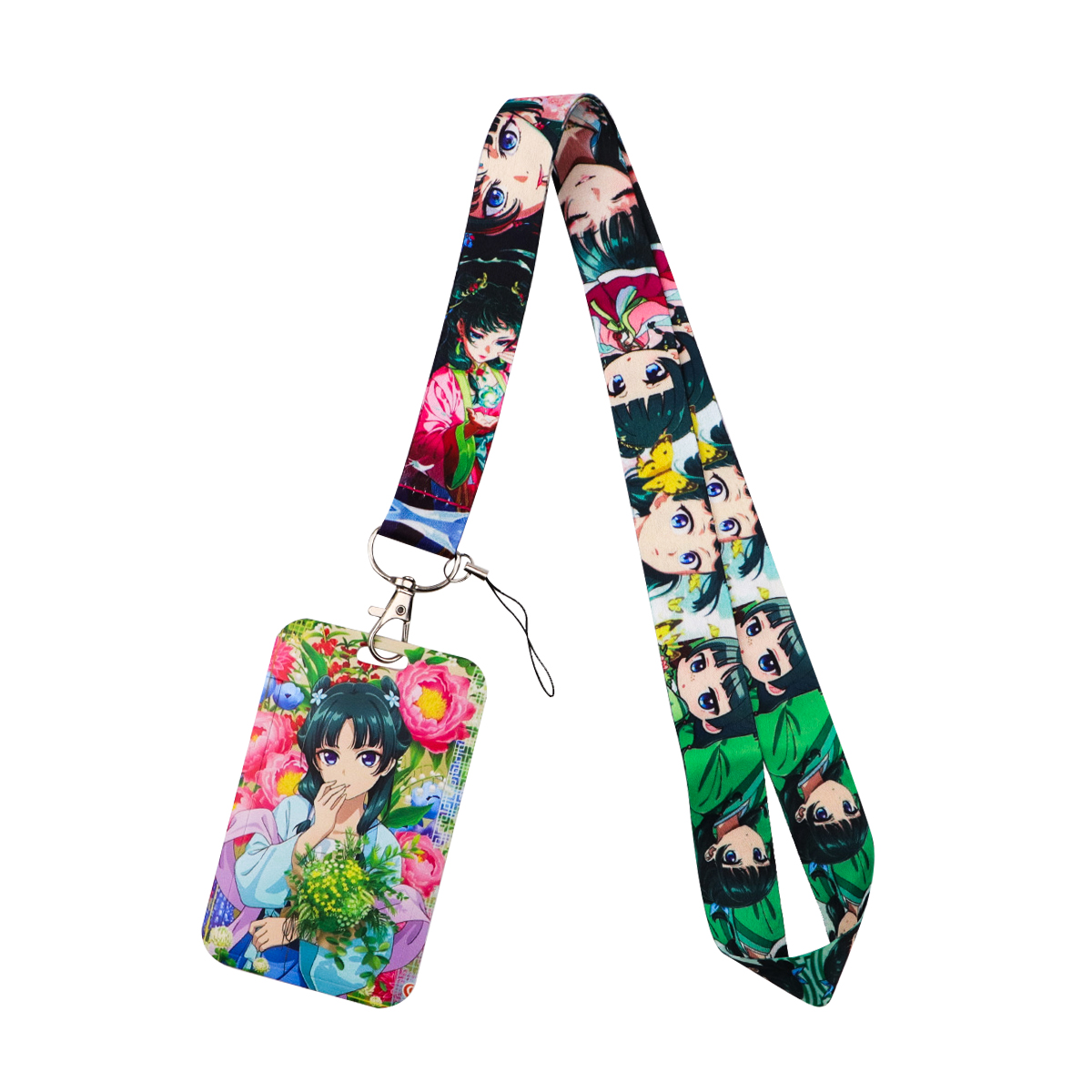 Cute Anime Girl Lanyard Neck S - Women'S Japanese Bags avaliação e preço
