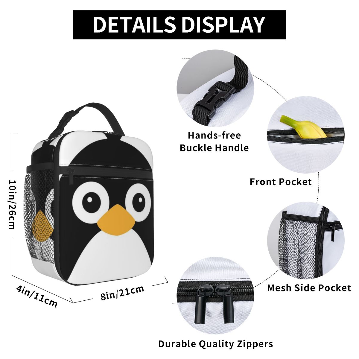 Cute Vector Penguin Insulated  - Women Bags Vector avaliação e preço