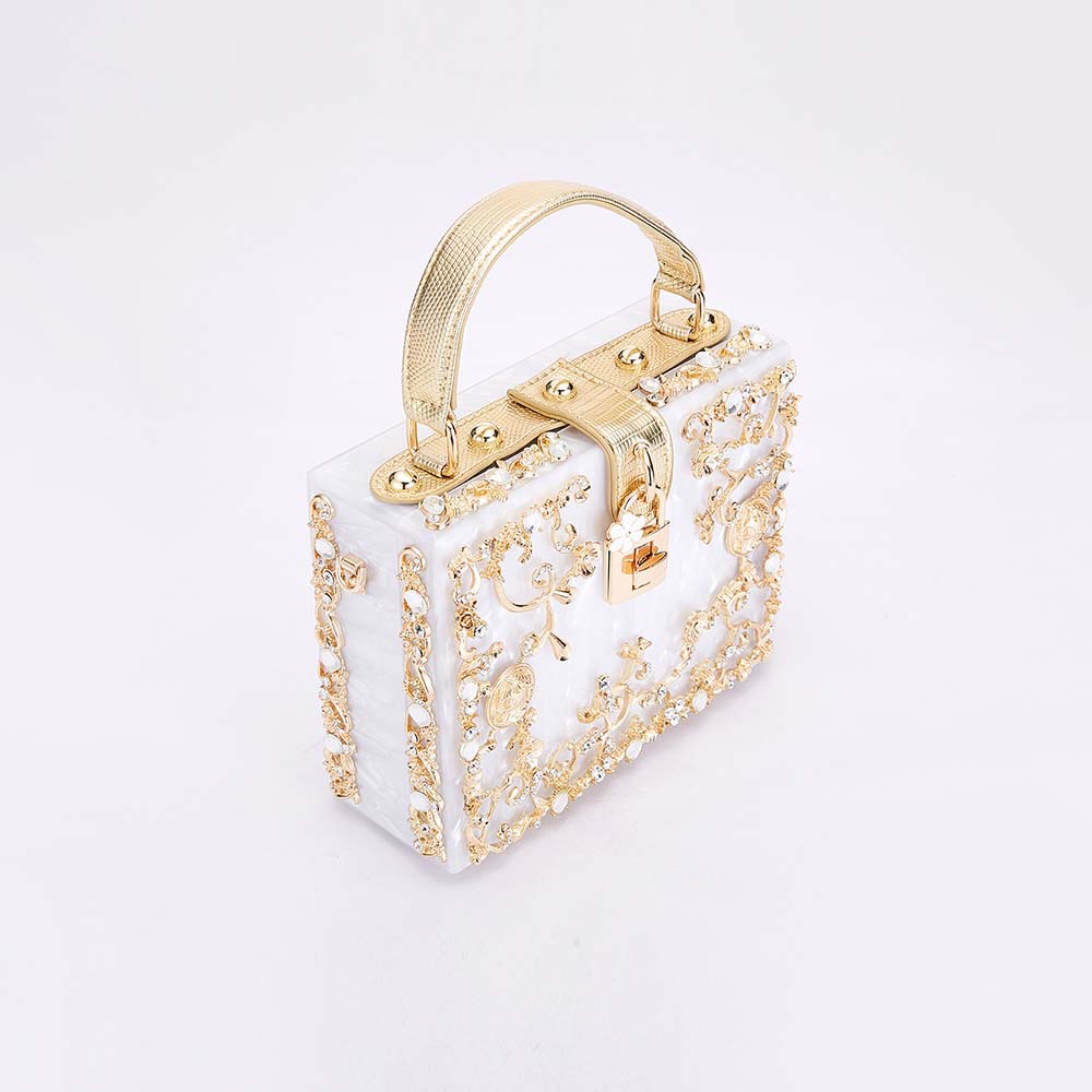 Clearance Acrylic Dinner Bag H - Women Bags Clearance avaliação e preço