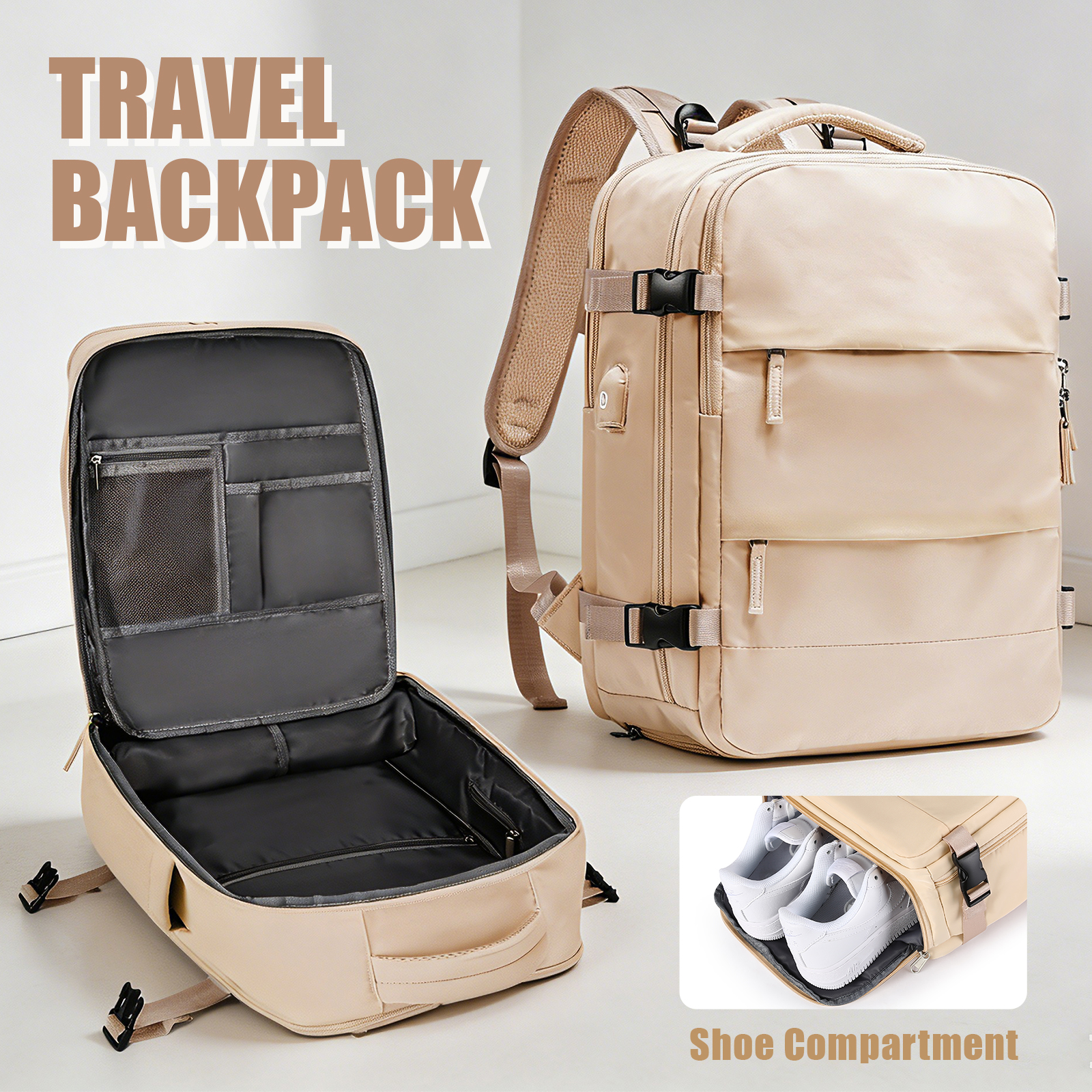 Large Travel Backpack for Men  - Women Bags Casual avaliação e preço