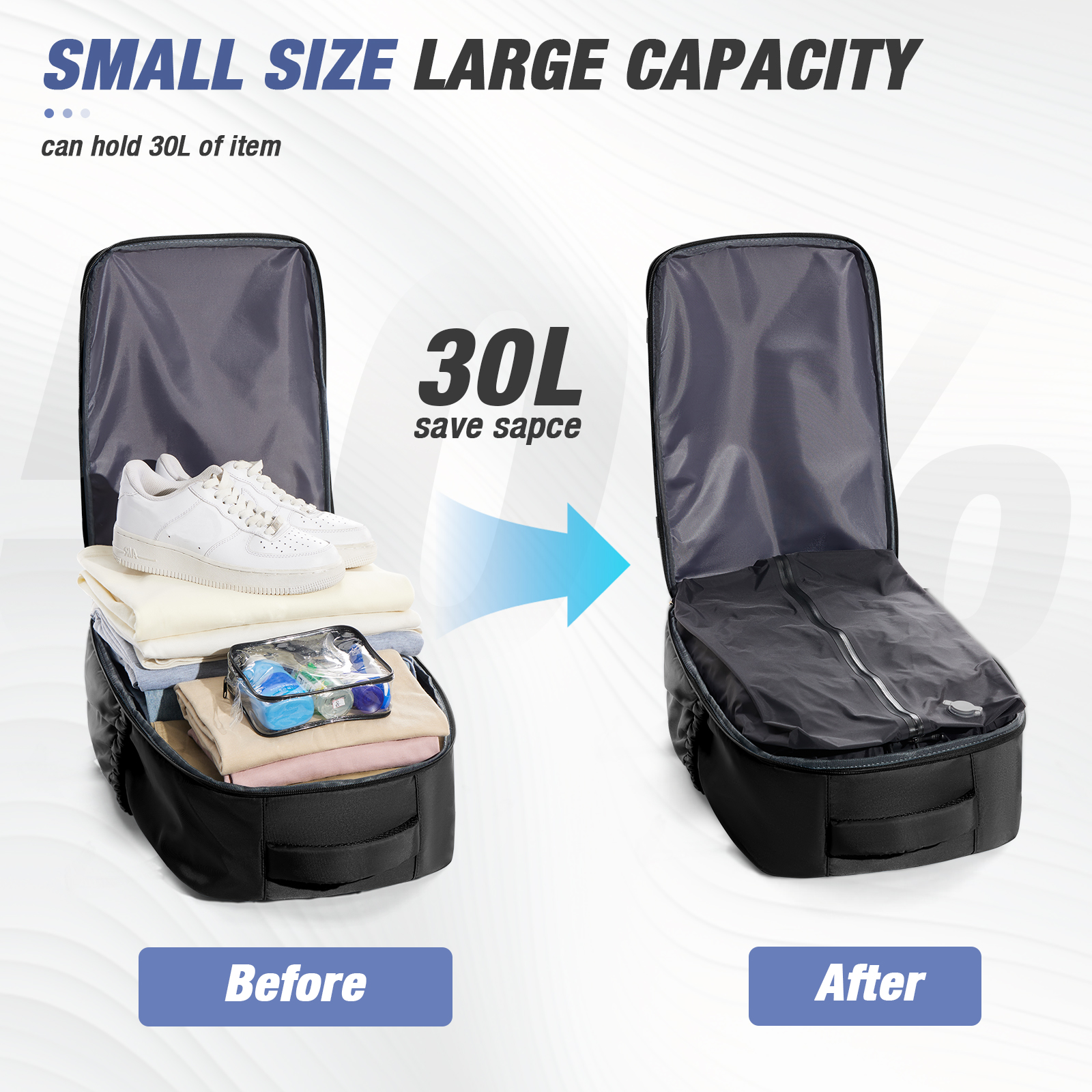 Vacuum Backpack, Travel Backpa - Women Bags Casual avaliação e preço