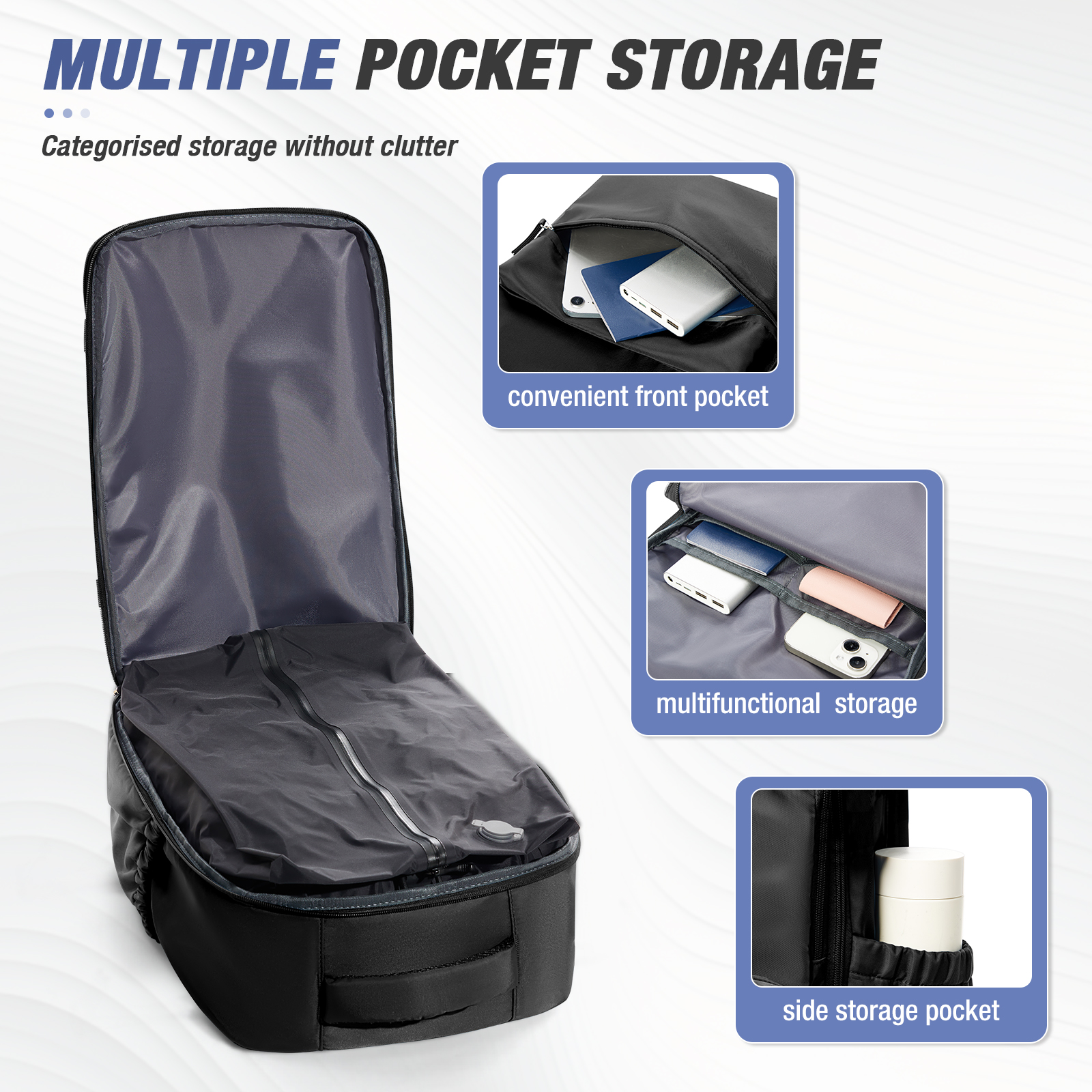 Vacuum Backpack, Travel Backpa - Women Bags Casual avaliação e preço