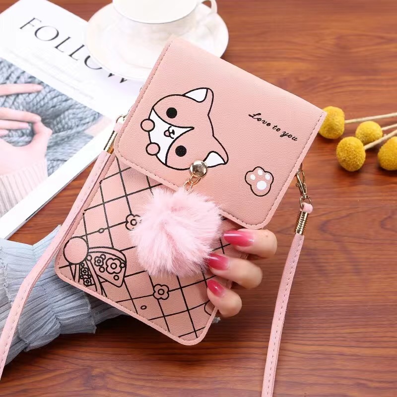 Cute Cartoon Pattern Touch-Scr - Women Bags Dkny avaliação e preço