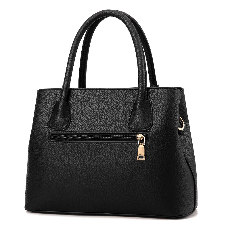 PU Leather Top-Handle Bag Stru - Top Handle Structured avaliação e preço