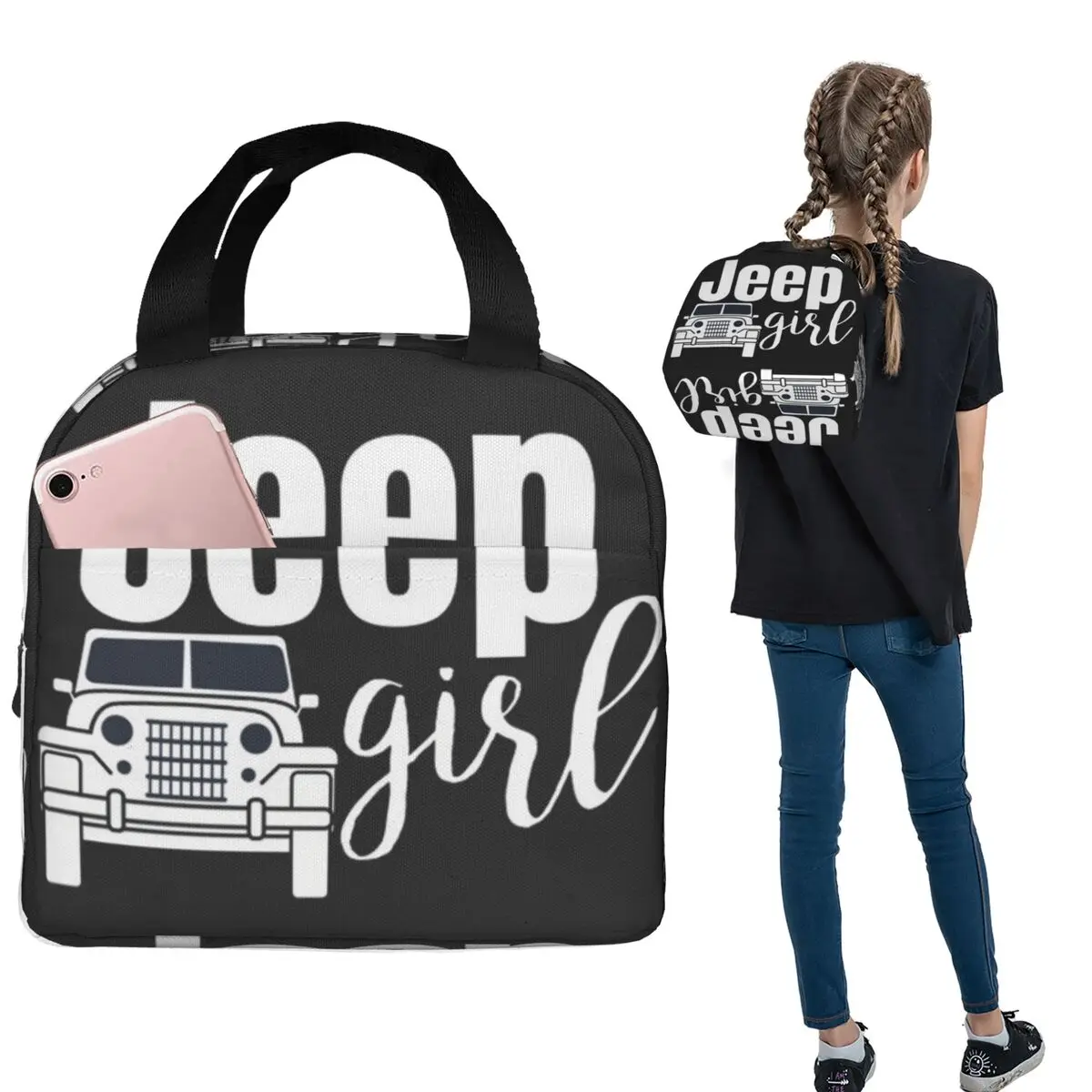 Jeep Girl Insulated Lunch Bag  - Women'S Jeep Bags avaliação e preço