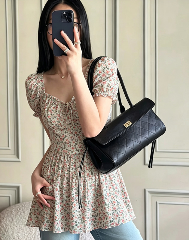 CLAREGQI  2026 New Genuine Lea - Top Handle Structured avaliação e preço