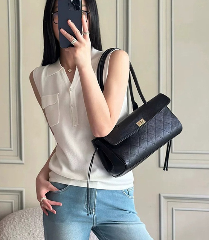 CLAREGQI  2026 New Genuine Lea - Top Handle Structured avaliação e preço