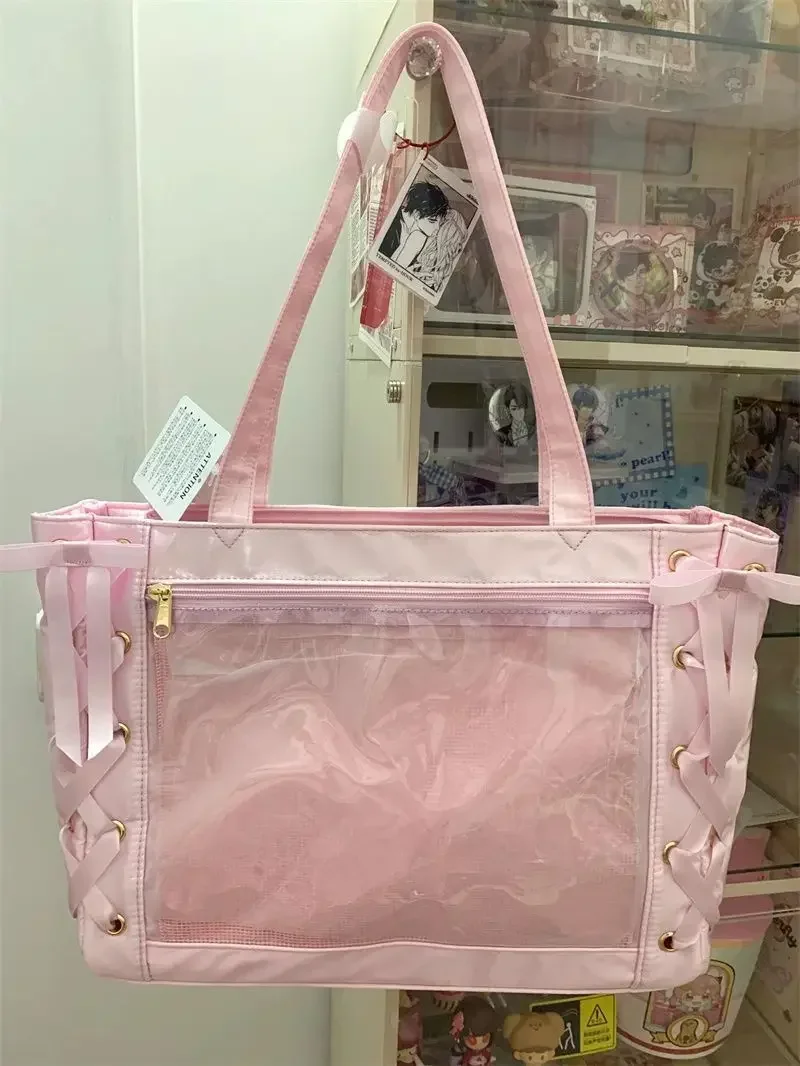 New Y2K Sweet Lolita Pink Ita  - Women'S Japanese Bags avaliação e preço