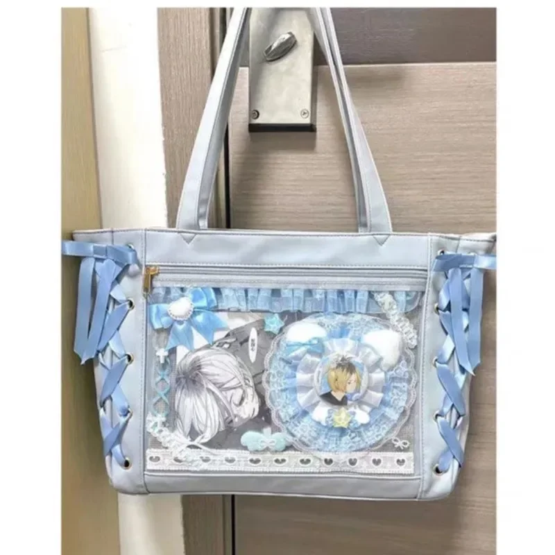 New Y2K Sweet Lolita Pink Ita  - Women'S Japanese Bags avaliação e preço