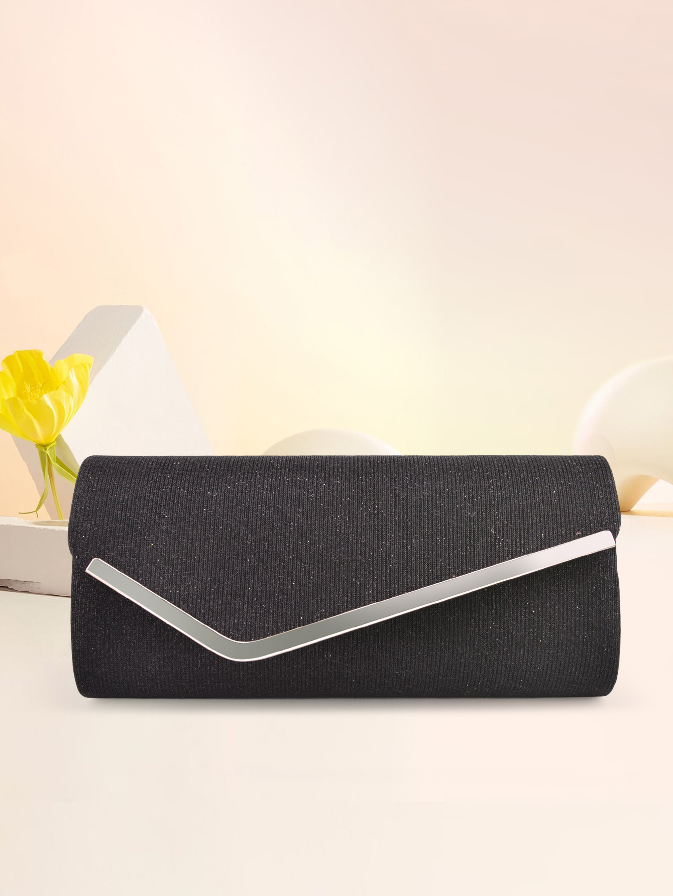 Classic Evening Bag Black Silv - Women Bags Pk avaliação e preço