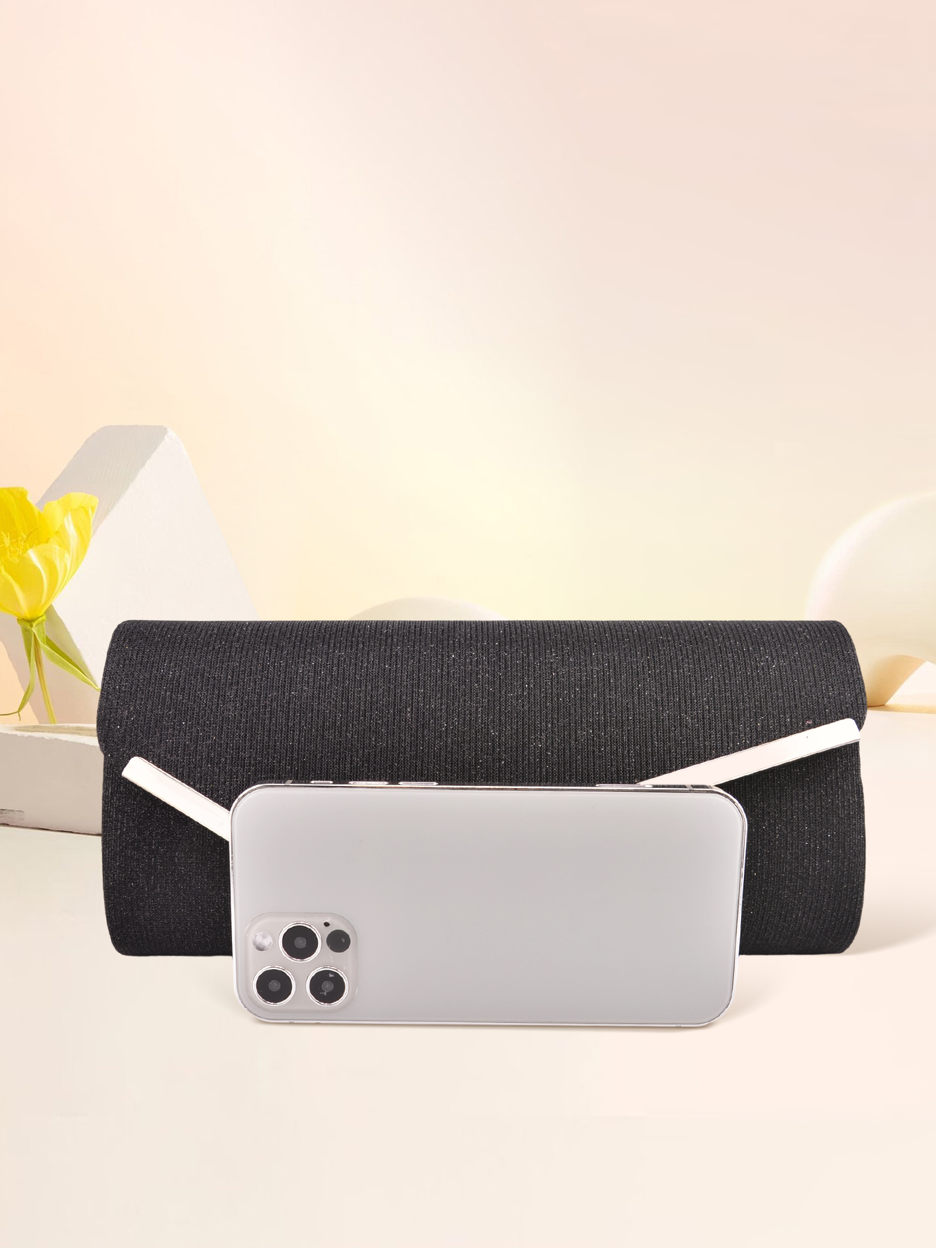Classic Evening Bag Black Silv - Women Bags Pk avaliação e preço