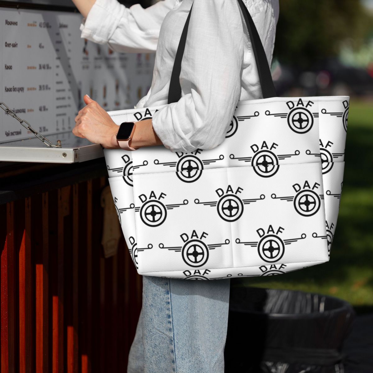 Daf Truck Logo Vector Design B - Women Bags Vector avaliação e preço